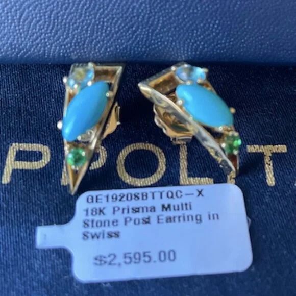 Ippolita18K Prisma Multi Stone Post Earring in Swiss